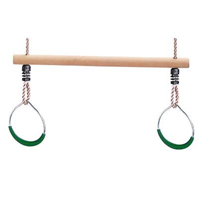 trapeze-bar-with-green-plastic-coated-steel-rings